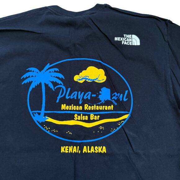 Playa Azul Alaska Mexican Restaurant Tshirt Crewneck Kenai Novelty Tourist Med - Picture 4 of 8